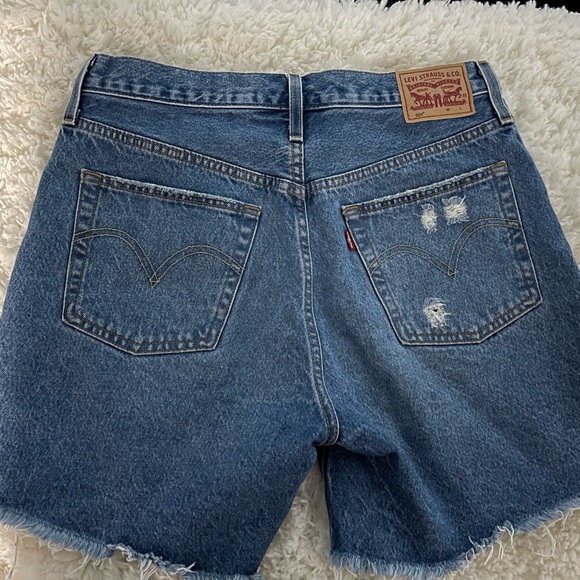 Levi's Pants - Levi's Women's Distressed Blue Jean Shorts